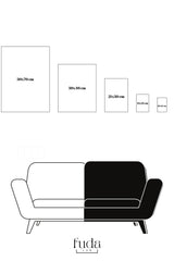 A simple black and white image of a couch, with the text "fuda lab" at the bottom.