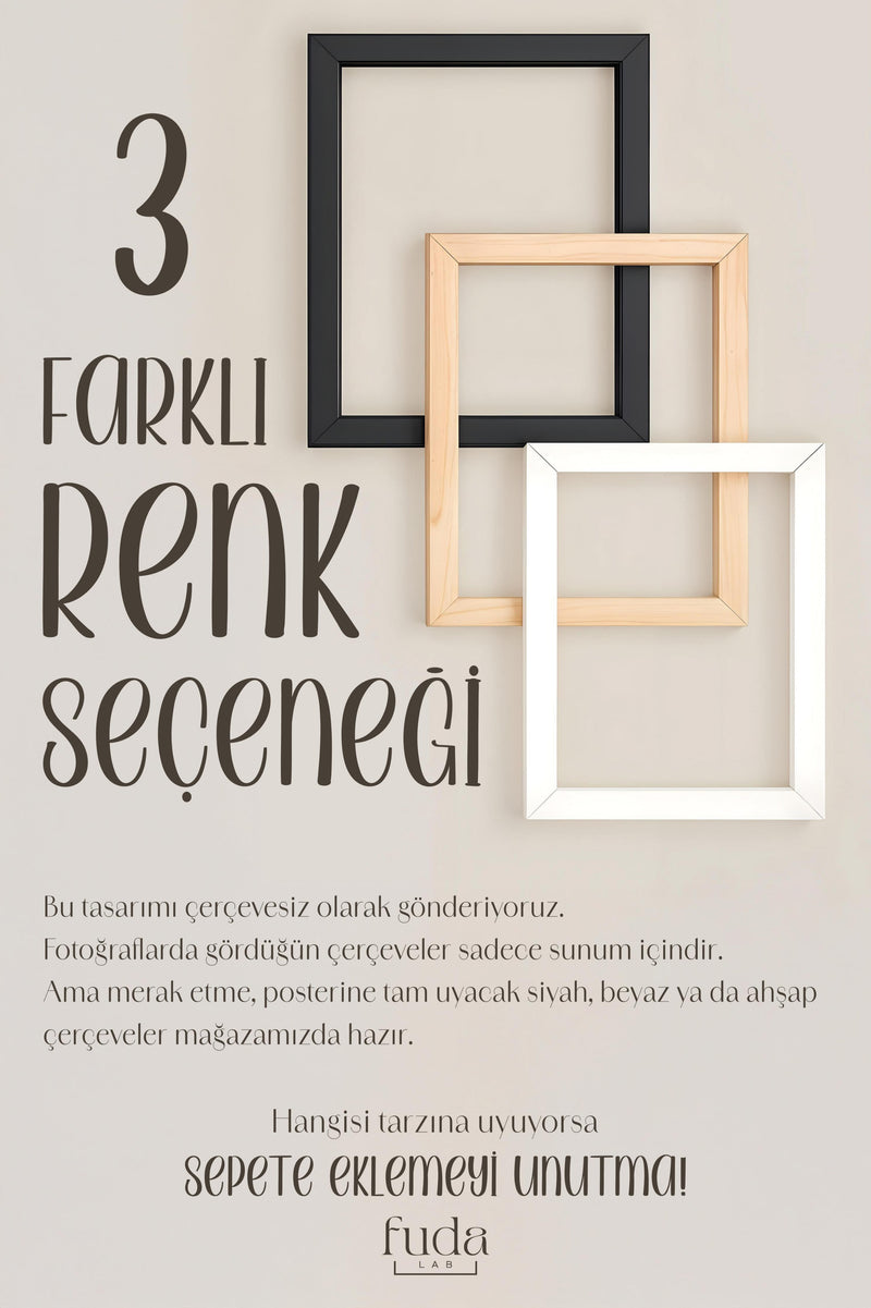 The image is a poster with a title and text in Turkish. The text is too long to describe in detail, but it includes phrases like "3 Farkli Renk secenăi" and "Hangisi tarzina uvurorsa sepete eklemei untma!" The image is a collage of three different frames, and the text is not a description of each individual frame but rather a statement about the overall content of the image.
