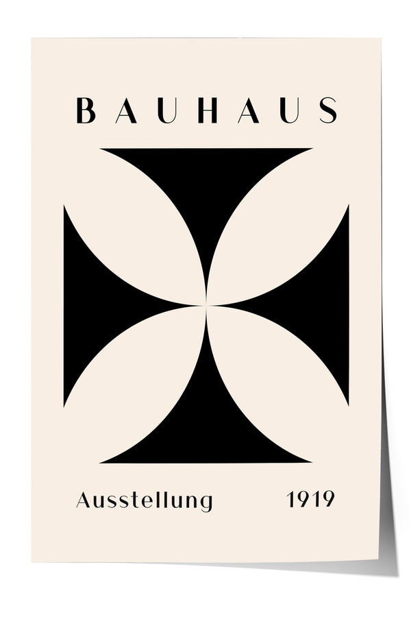 The image is a poster featuring the Bauhaus logo and text.